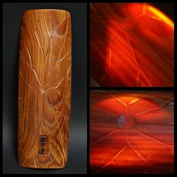 送料無料　時代物 蓮花総彫り盆 径26ｃｍ 大珍品　茶道具 Amazon.co.jp: 煎茶道具松茂斎作古老松肥松細工彫り蓮葉形仙媒茶