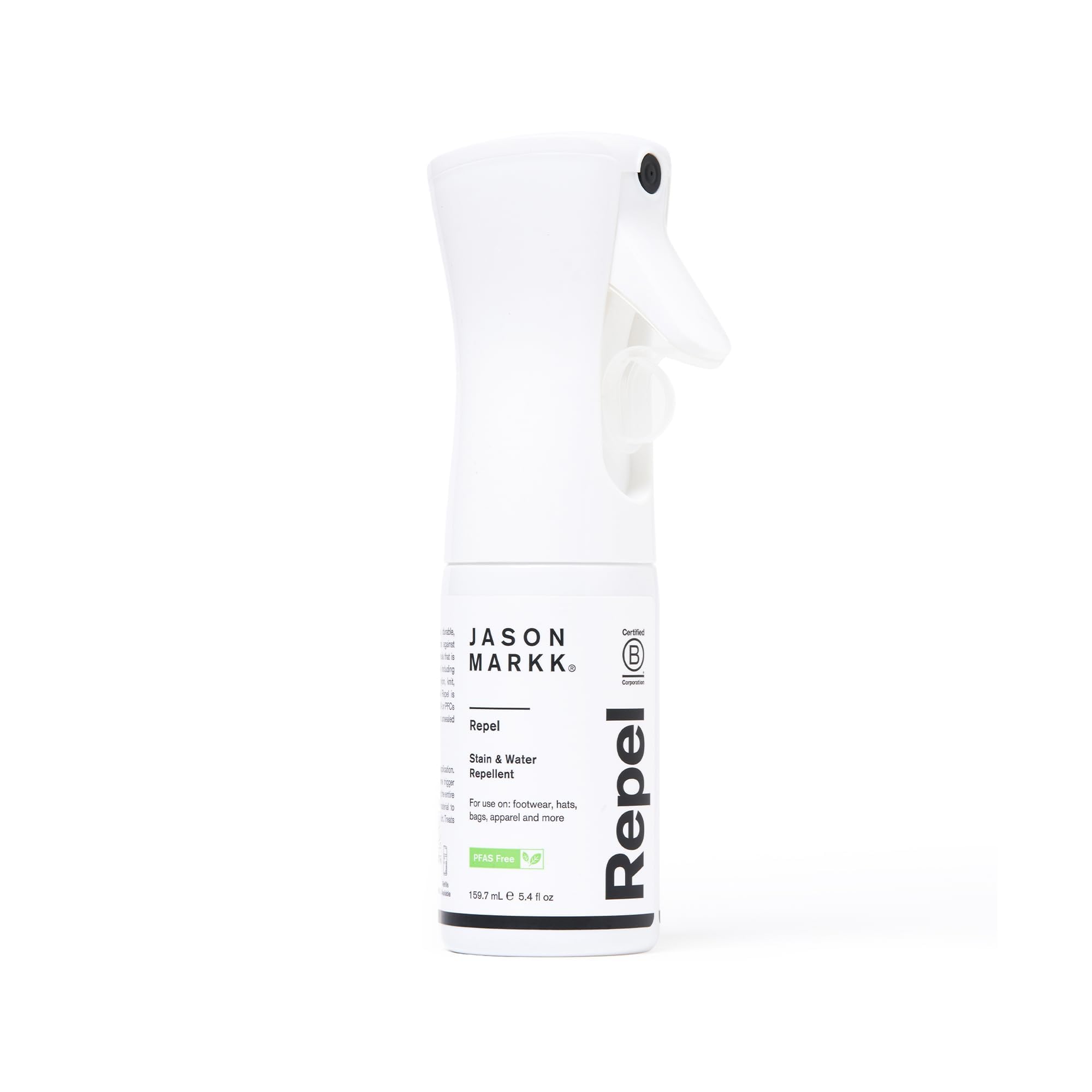 Jason Markk Repel Spray - PFAS-Free Stain & Water Repellent - Water-Based Formula, Non-Aerosol - Safe On Most Materials Including Suede, Nubuck, Leather & More