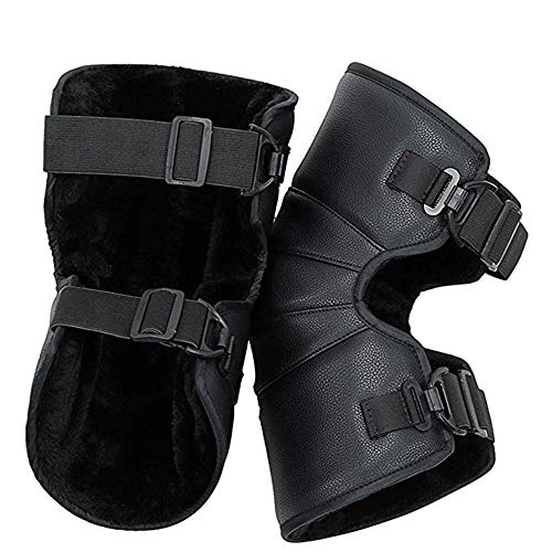 Sports Knee Pads Riding Leather Knee Pads Motorcycles to Keep Warm in Winter Knee Joint Protection for men and Women