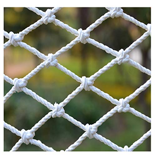 Filet de protection nylon résistant blanc mailles 8 mm