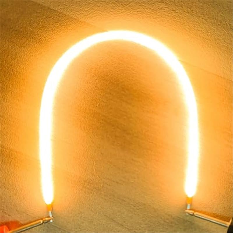 Dioda LED 3 V filament LED elastyczne części lampy ciepła biel elastyczny filament dioda LED do samodzielnego wykonania ręcznie robionych zabawek i projektowania dekoracji, 10 szt., 260 mm