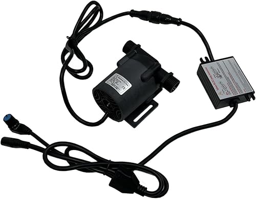 Miniatura 8 de SHYSKY DC55F-24160A 24VDC Pequeña Bomba de agua sin escobillas de eficiencia energética 80W 52.5 ft 52ft Lift 475GPH Bajo nivel de ruido,