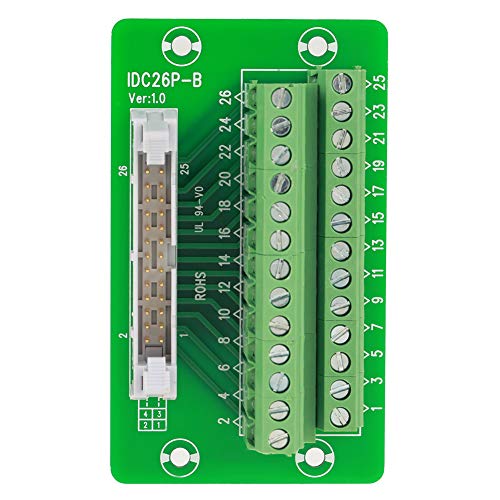 IDC26P DIN-Schiene, 26-polig, 5-mm-Halterung, Schnittstellenmodul, Steckerplatine, 10 x 7 x 5, IDC-Flachbandkabel, 26 Pins, Typ C, 26P