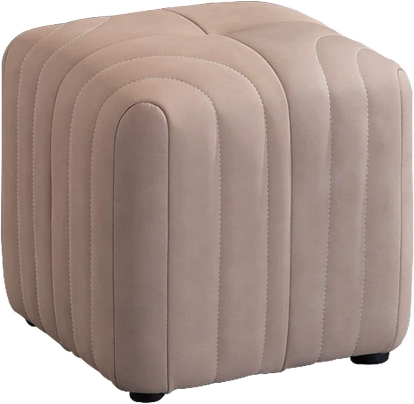 Siège rembourré polyvalent et cube ottoman escabeau pour salon