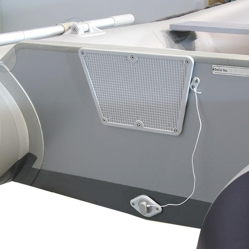 Orangemarine Annexe Gonflable AIR Bateau Tender à Plancher Gonflable – 1 à 4 Personnes – Charge 200 à 625 kg – Boudins PVC 850D Résistants – Aviron, Pompe & Sac Inclus - 7 Tailles