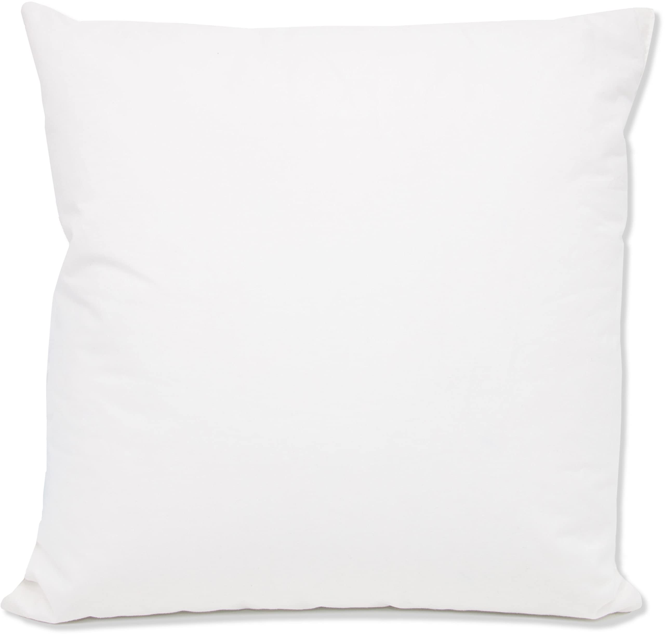 ZOLLNER Almohada de Plumas Premium con Contenido de plumón - Made in Germany - Apta para alérgicos - Funda de algodón Mako Lavable hasta 60°C - 40x40 cm - Calidad hotelera