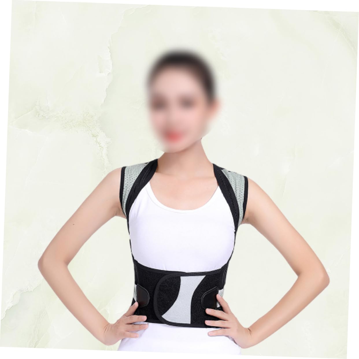 Back Posture Corrector Women Men Humpback Correction Belt Breathable Sitting Posture Belt Lumbar Support Brace