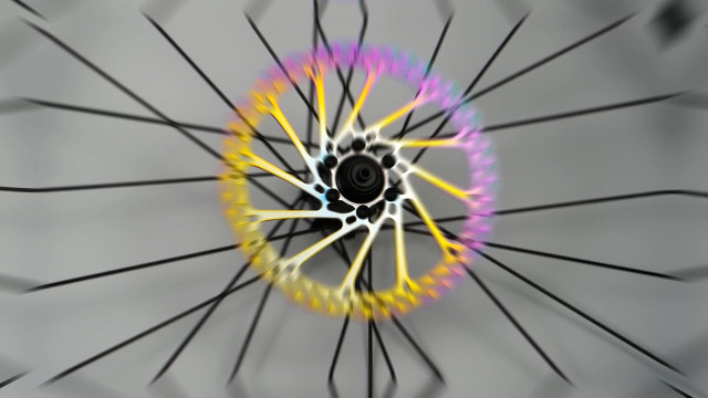 Fahrrad Scheibenbremsen-Rotor 160mm Gold – Edelstahl 420, 6-Loch, Für Mountainbike & Rennrad
