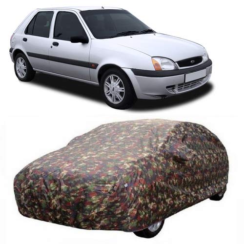 DRIZE Car Cover for Ford Fiesta Old with Triple Stitched Fully Elastic