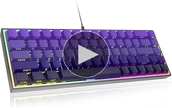 Amazon | ZIPFORCE ゲーミングキーボード、68キー・メカニカル