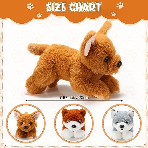 Skylety 3 Pcs 7.87 Inches Dog Stuffed Animal Plush Dog Soft Plush Dog Pillow Toy Fluffy Puppy Set for Christmas Girls Baby Kids Dog Party Favor Birthday Home Decor(Pomeranian, Chihuahua, Corgi) Skylety 3 Pcs 7.87 Inches Dog Stuffed Animal Plush Dog Soft Plush Dog Pillow Toy Fluffy Puppy Set for Christmas Girls Baby Kids Dog Party Favor Birthday Home Decor(Pomeranian, Chihuahua, Corgi)