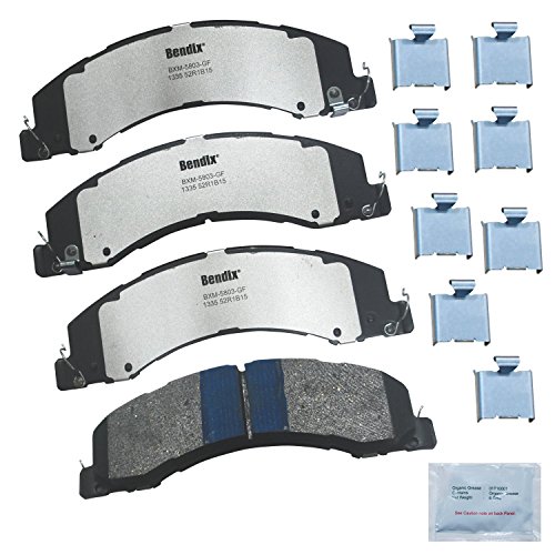 Image of Bendix Fleet Metlok MKD1335FM Brake Pads compatible with Ram 4500, 5500 (2008-2010), 700 (2017-2018), 4000 (2015-2018), 4500, 5500 (2011-2023), Sterling Truck Bullet 45, Bullet 55 (2008-2010)