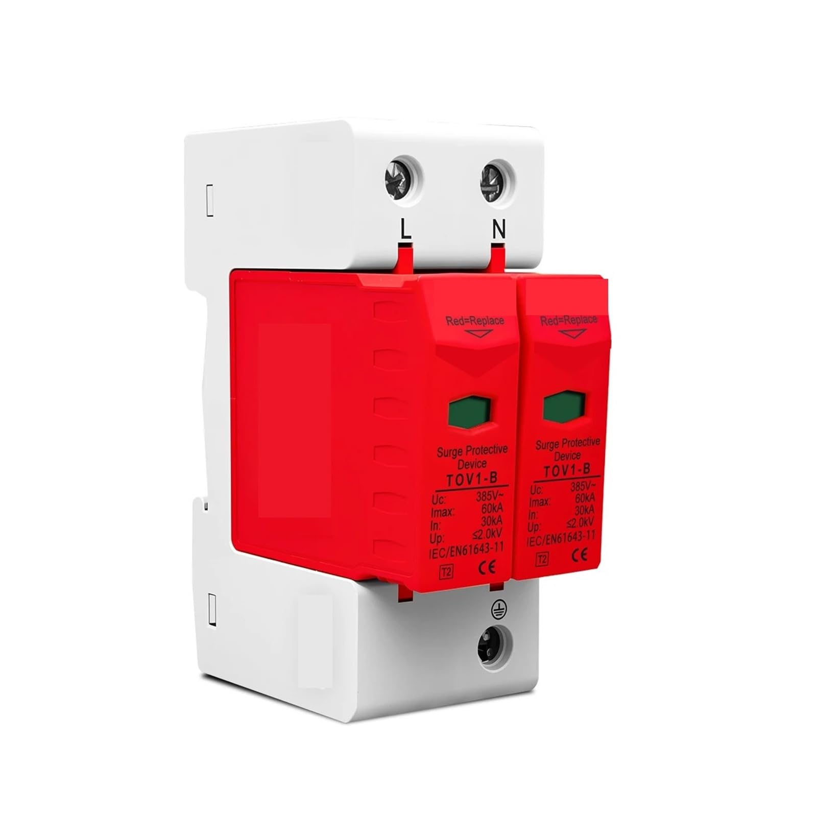 Protector contra sobretensiones doméstico AC 2P para proteger los equipos de tu hogar 7