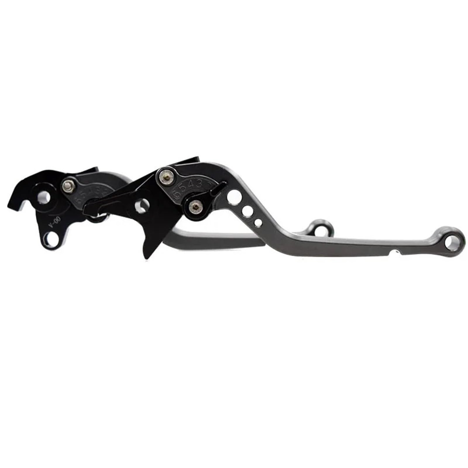 BAYSGCQ Motorbike Brake Levers Fit for Ducati 848/EVO MULTISTRADA 1200/S Streetfighter S 848 Monster 1200 CNC Adjustable Brake Clutch Levers(Gray,Long)