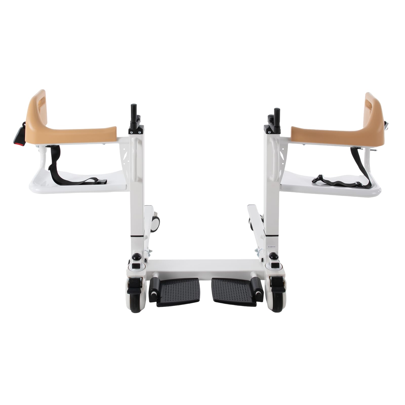 Silla de transferencia para pacientes para el hogar, silla de transferencia para pacientes con almohada, silla de ducha con ruedas