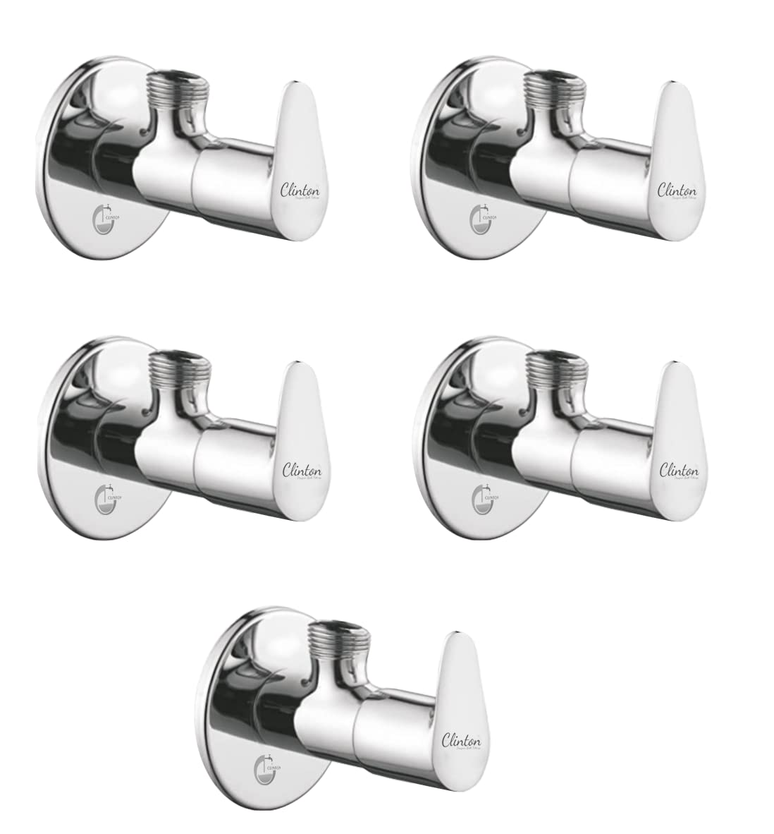 Clinton Stainless Steel Fusion Angle Valve - set of 5 (B0BVRLCN62) Amazon Price History, Amazon Price Tracker