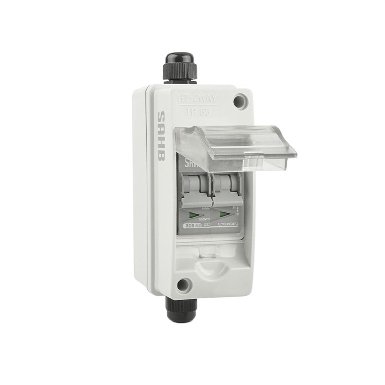 VDOQTLJT PV Waterproof Combiner Box DC Disconnect Isolator Switch Miniature Circuit Breaker with Junction 550V 800V IP65(Dc 800v,25 V)