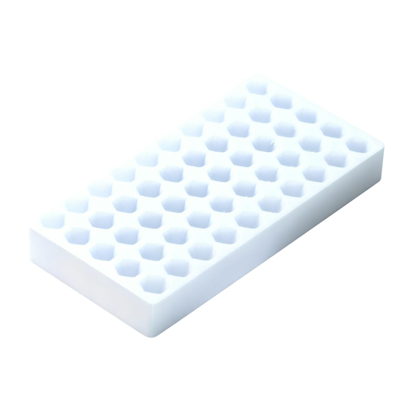 Zxfdsfdbnm White 50Slot Hexagonal Bit Holder Case For 6.35Mm Screwdriver Bit Organizers Rack Compactly And Durability Storage Box Container