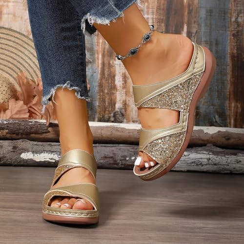 Chaussons de plage bout ouvert et pantoufles vintage - 3