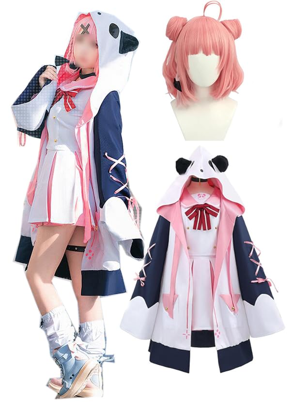 VTuber コスプレ 笹木咲 ウィッグ付き 衣装 フルセット M ハロウィン 51KJHF0lMsL.jpg