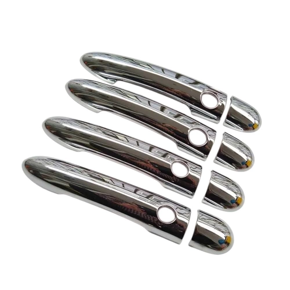 Mhtgd K4 Abs Chrome Door Handle Catch Cover Trim Cap Auto Accessories 8Pcs For Laguna For 3 For Iii 2009 2011 2012