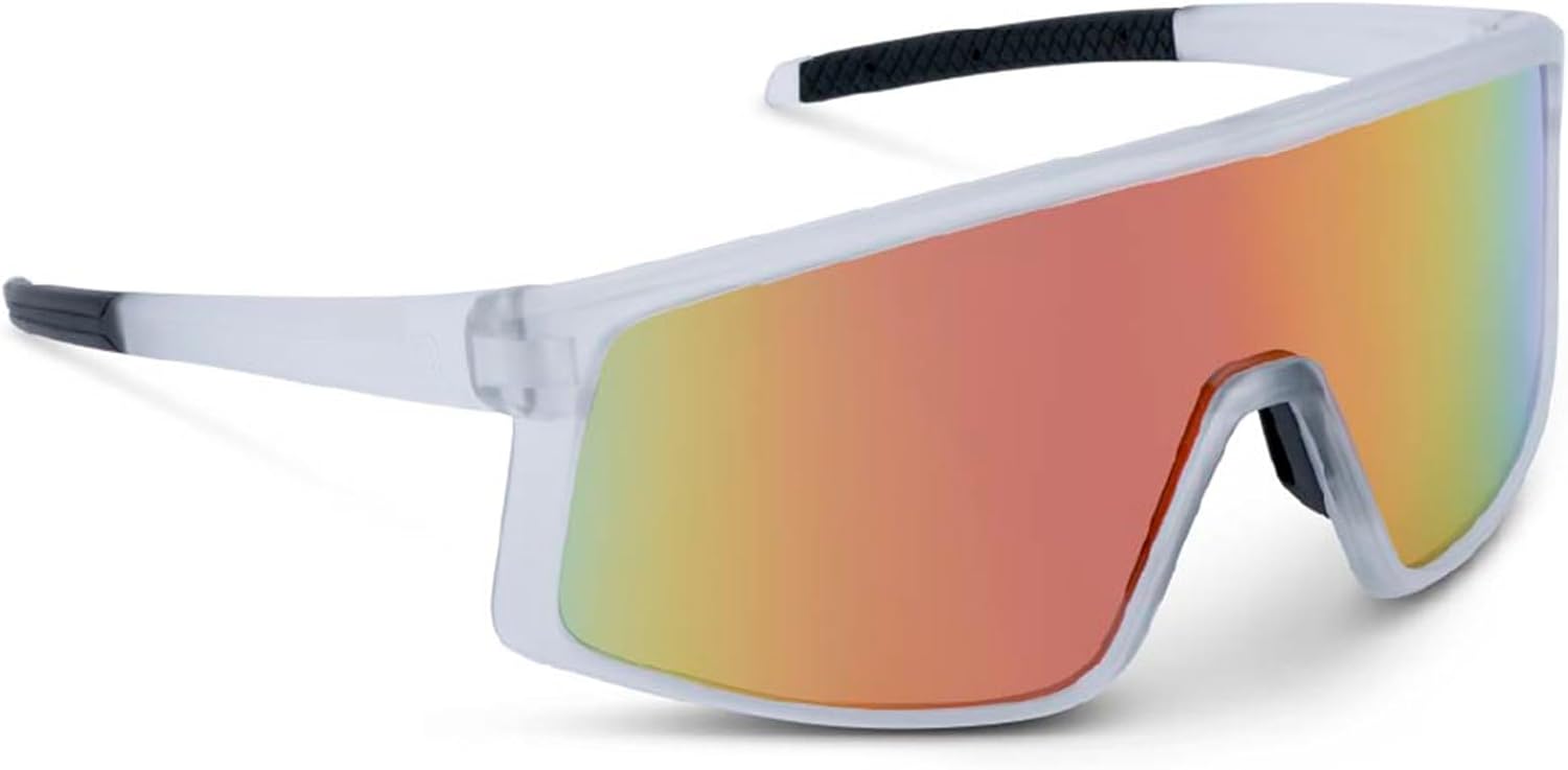 Optic Nerve Gravel Cat Polarized Sport Sunglasses - Lightweight Shield Frame, UV Protection, Anti-Glare - Unisex Fit