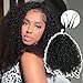 Afro Kinky Curly Feather Crochet Braid Human Hair Extensions Knotless Pre-Separated Crochet Hair Extensions Human Hair Natural Color 16inch 120g