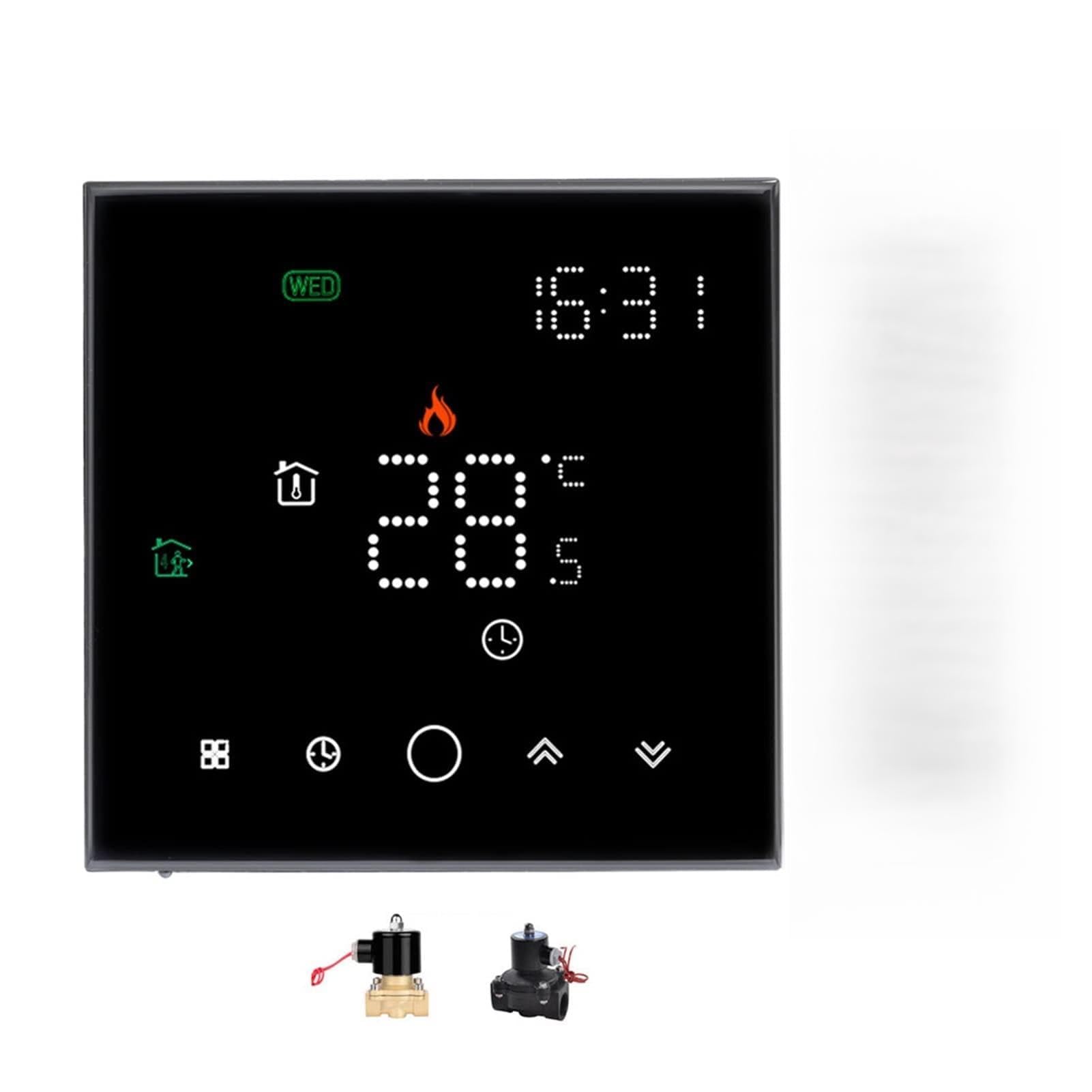 Cyfrowy higrometr termometr wewnętrzny Termostat WiFi 1. 6a 5a. Inteligentny dotyk Ciepły regulator temperatury podłogi elektryczny ogrzewanie ogrzewania kotłowy Tuya Aplikacja Pilot Z wyświetlaczem L