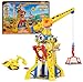 Rubble and Crew, Bark Yard Crane Tower Playset with Rubble Action Figure, Toy Bulldozer and Kinetic Build-It Play Sand, Kids’ Toys for Boys and Girls 3+