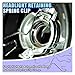 24PCS Car Bulb Retaining Spring Clips, Headlamp Dip Bulb Hoder Car Headlight Clamps, Universal Low Beam Bulb Clamp Car Headlight Bulb Retainers for H1/ H3 /H4 /H7
