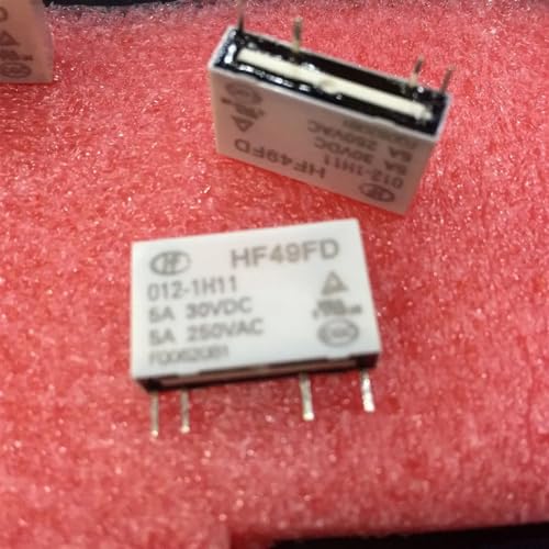 Relé HF49FD-012-1H11 microinterruptor de potencia 5A para circuito impreso 10pcs