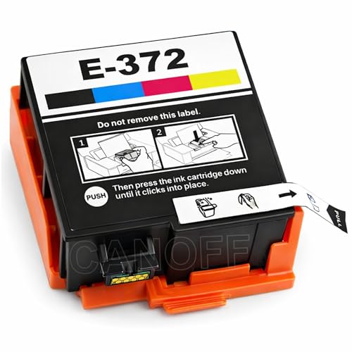 Image of CANOFF Compatible Ink Cartridge E-372, Photo Printing, with Chip Installed, Image Output Use for PM-520 Printer