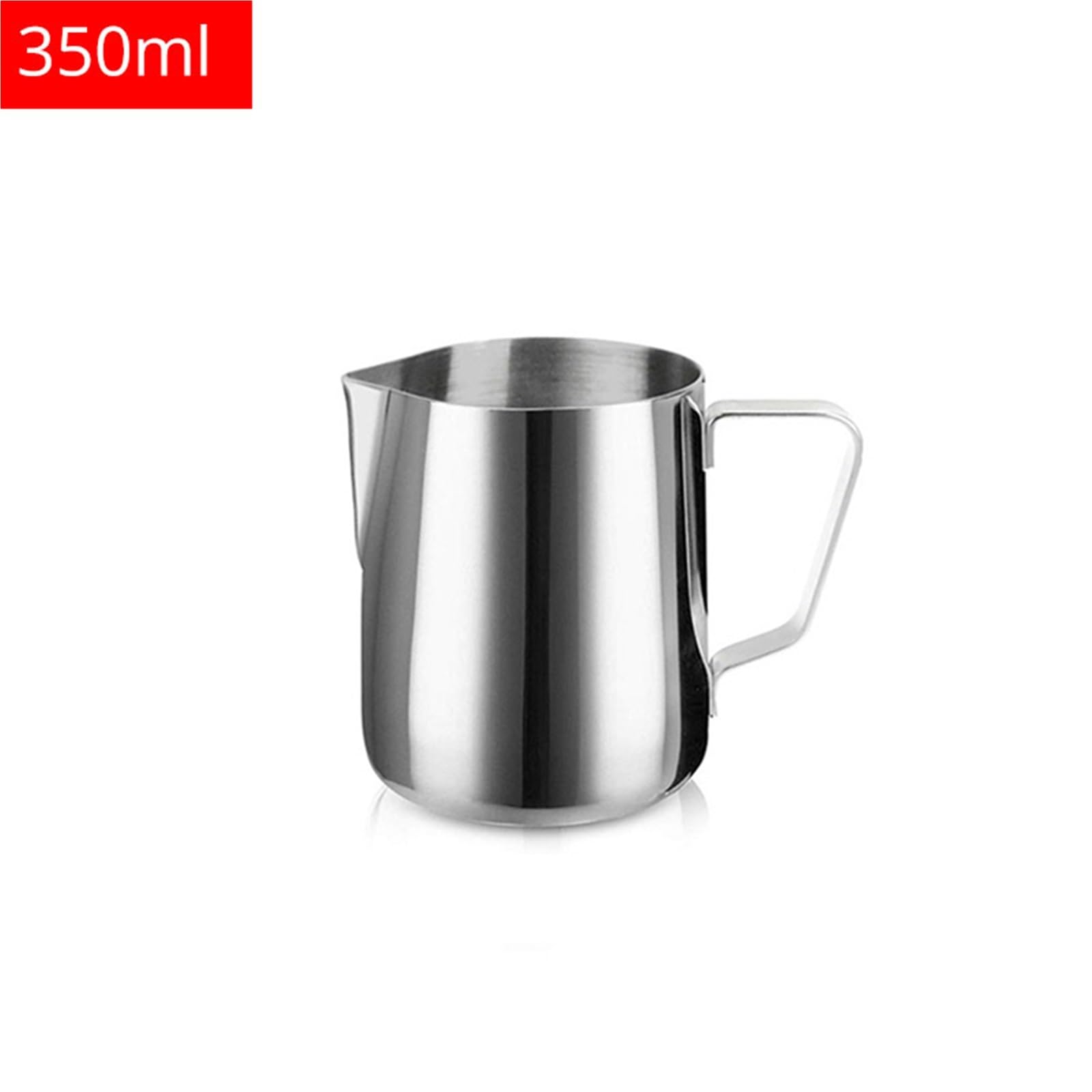 2 Stück Milchkännchen, Aufschäumkrug aus Edelstahl, 350/600/1000/1500 ml Kaffeetasse, Krug, Latte, Espresso, Milchbecher, Barista(350ml)