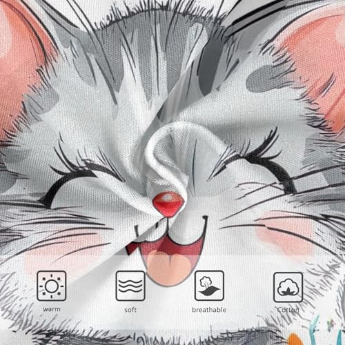 Cotton Toddler Girls Underwear Cute Kitten Butterfly Panties for Girl Pattern Briefs Undies Kids 2t3