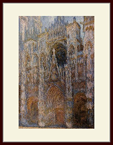 Amazon.co.jp: モネ・「ルーアン大聖堂、朝日」 プリキャンバス複製画