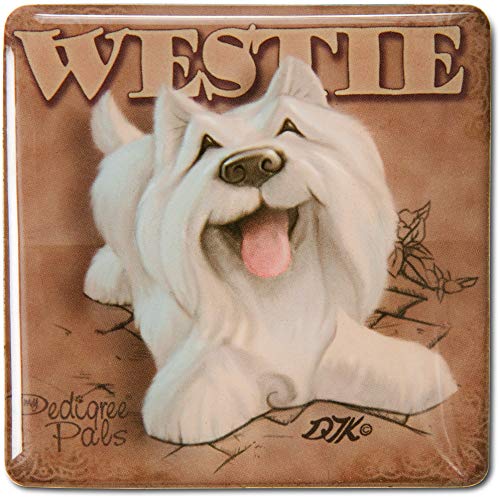 Pavilion Gift Company 46057 Westie Refrigerator Magnet, 2-1/2-Inch, Easel Back