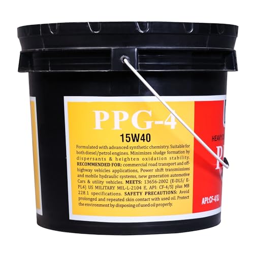 Image of PALCO PPG-4 15W40 | API:CF-4 /SJ & MB 228.1 Multigrade Engine oil for Diesel Commercial Road Transport Off Highway Vehicles | New Generation Automotive Vehicles | 6 Litres