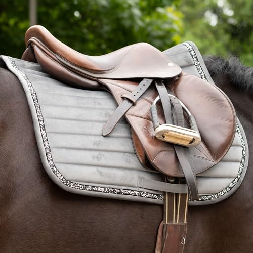 Equinavia Conjunto de cavalos de equitação inglês combinando Arendal | Almofada de sela multifuncion