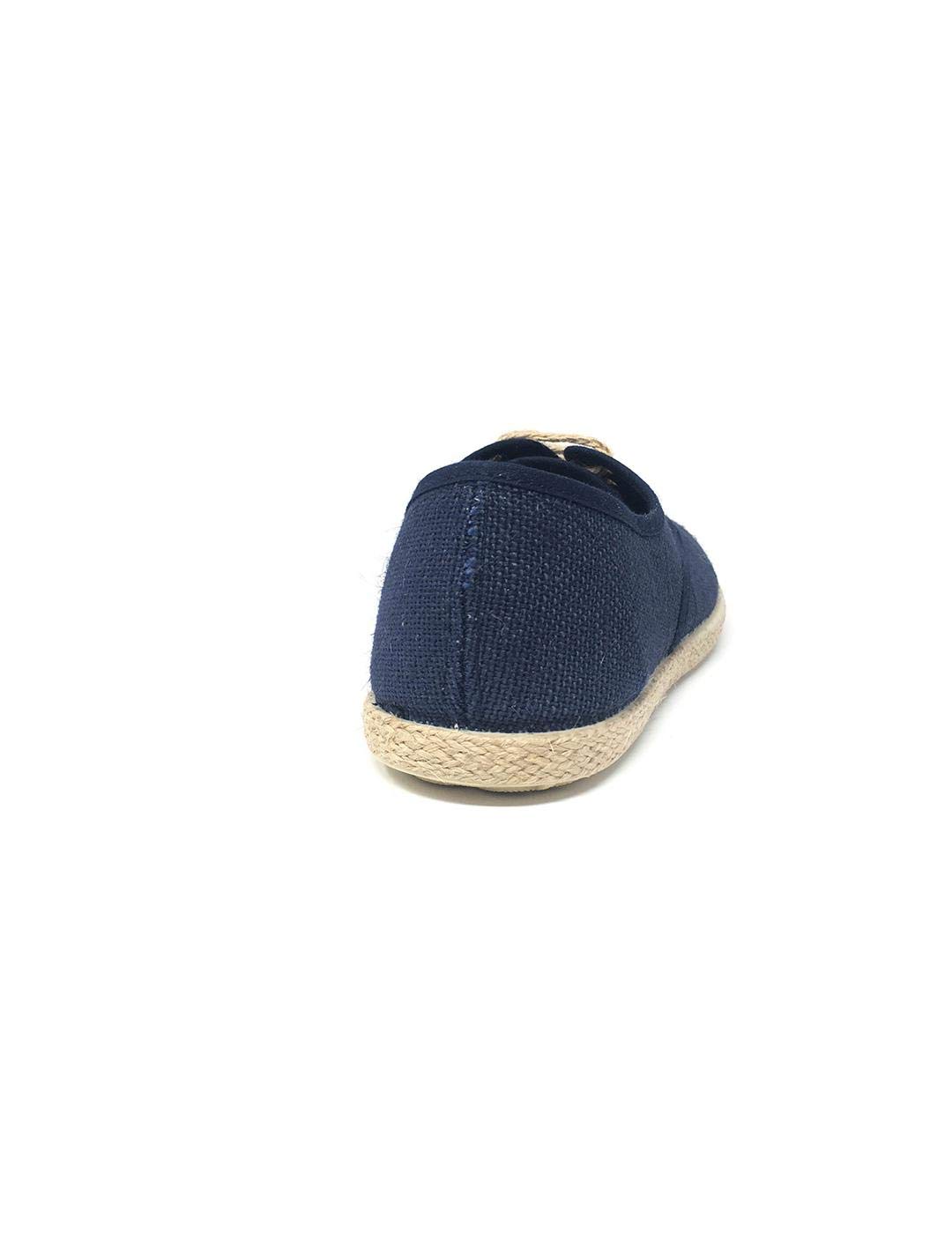 Alpargata Lino Cordon Marino 32 Azul