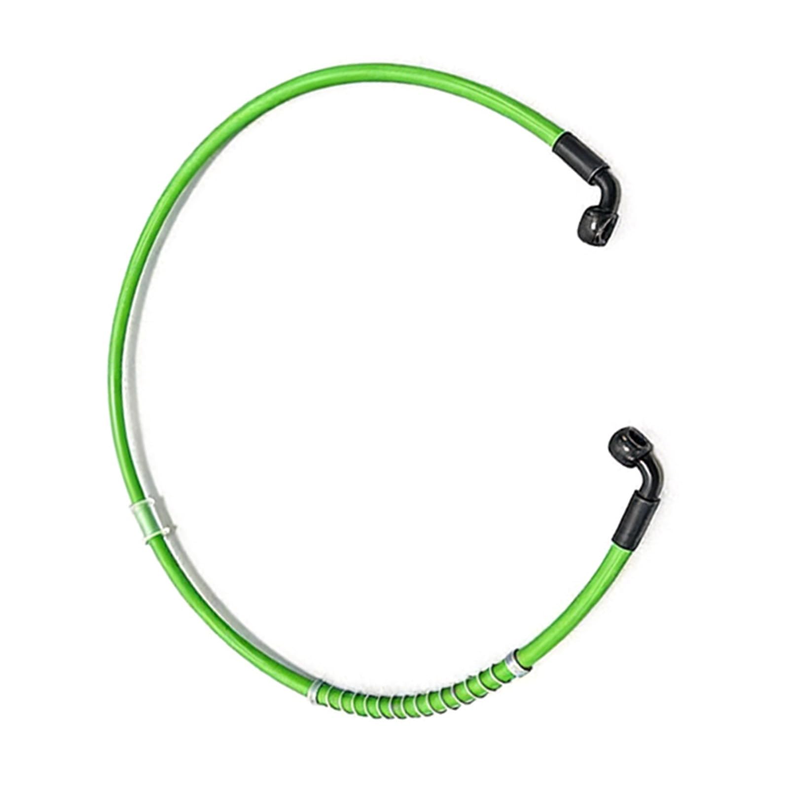 Motorbike Brake Line Motorcycle Accessories 90°-90° Stainless Steel Hydraulic Brake Clutch Line Braided Oil Hose 10cm-500cm M8 Green(130cm)