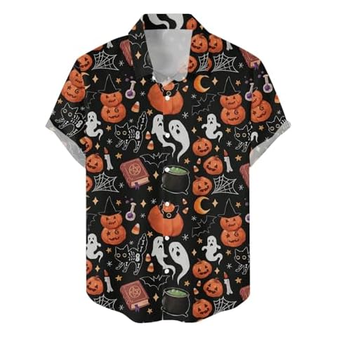 Tee Shirt Homme Col Revers Halloween Generic Cover