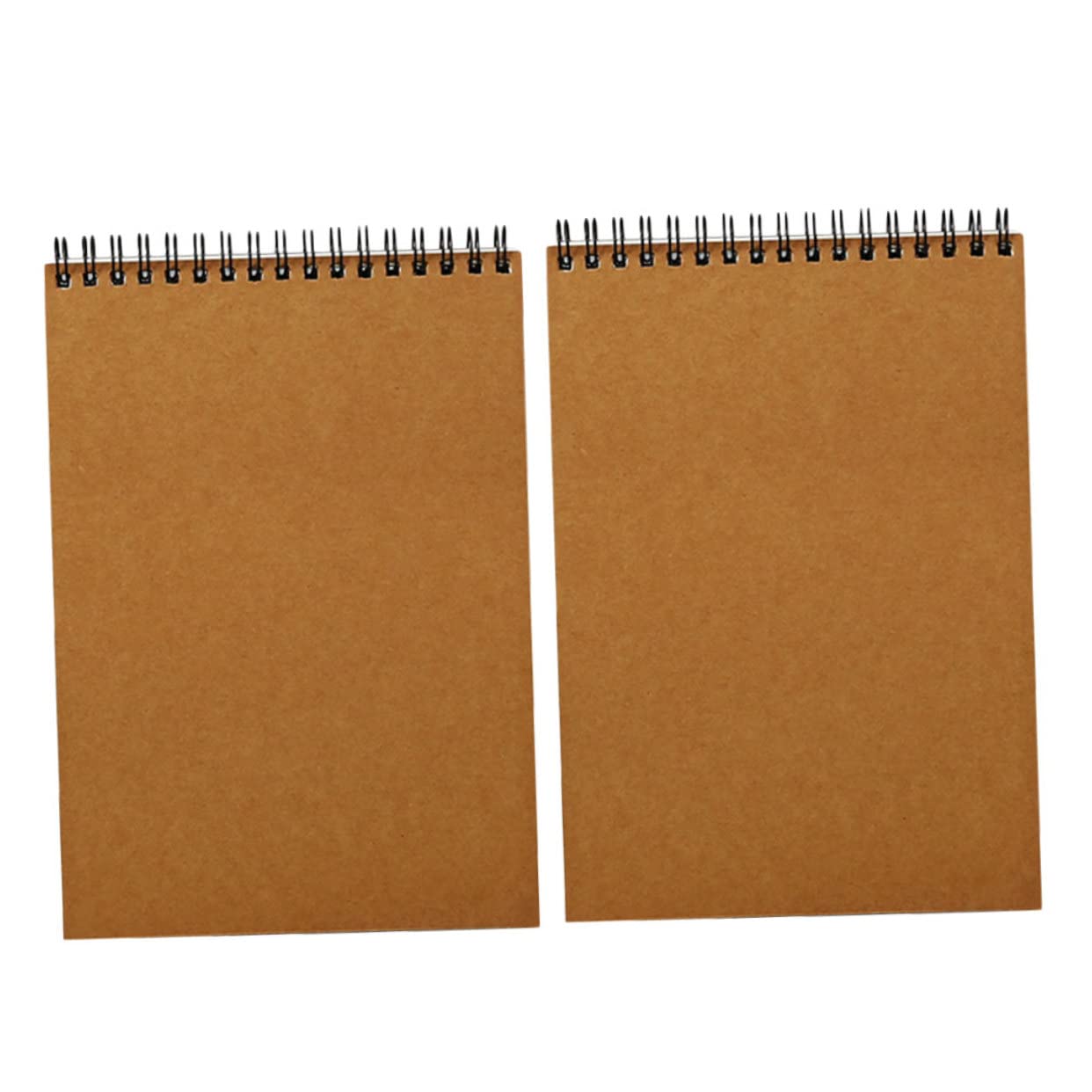 Skizzenbuch Braun aus Papier 2 Stück für Zeichnen, A4