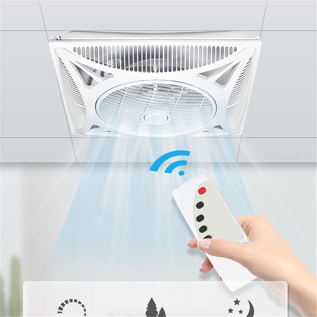 Aspiratore da Bagno, Aspiratore da Cucina da Soffitto Incorporato con Griglia Frontale ad Alta Potenza Grande Volume d'Aria per Bagno/Cucina/Soggiorno/Commerciale