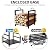 Zettfuly Firewood Rack Indoor Outdoor - Fireplace Wood Log Holder Heavy Duty Metal, Indodor Firewood Holder for Fireplace Wood Storage, 16 inch