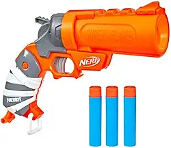 NERF, Lançador Fortnite Flare com Tambor Basculante, Laranja