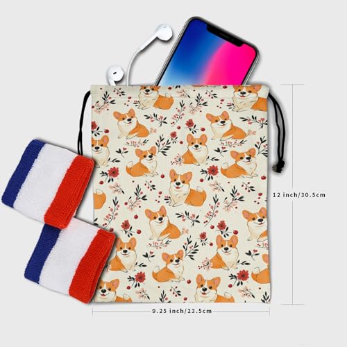 Image of Nerxy Pet Gymnastics Grip Bag Dog Cat Drawstring Grip Bags Puppy Shoe Bag Gym Storage Pouch