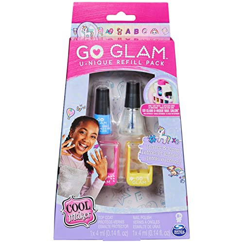 Spin Master Cool Maker Juego de Rellenos para Usar con el salón Go Glam Unique, Esmalte de uñas y Cartuchos, a Partir de 8 años, Individual, Color no aplicable. (6062239)