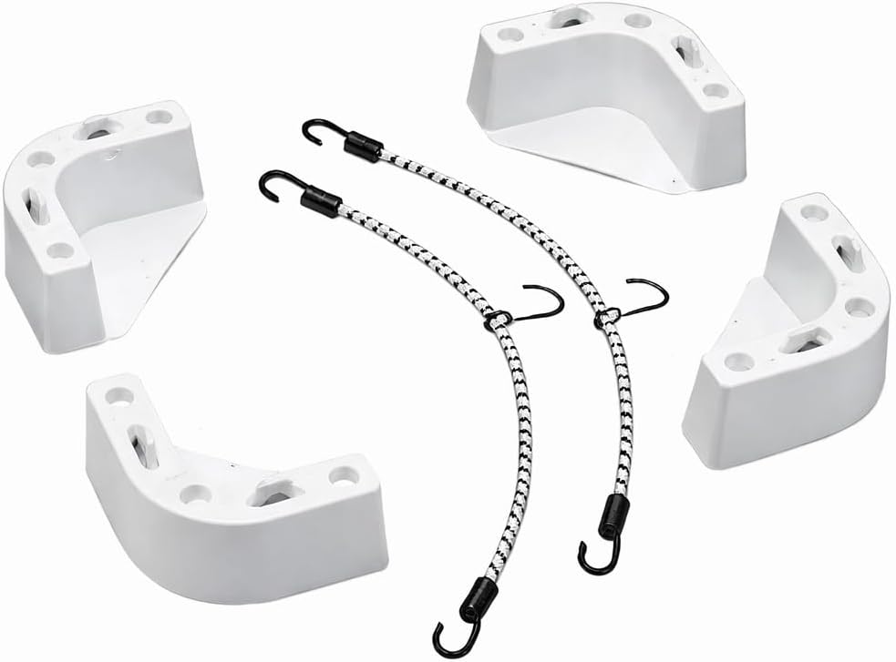 T-H Marine CMK-1-DP Cooler Mounting Kit,White