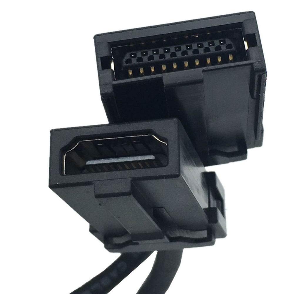 HDTV（タイプDからA）オスHDMIメスアダプタケーブルコンバータ Amazon | HDMIを HDMIにHDMI EタイプEタイプオス に HDMI Aメス