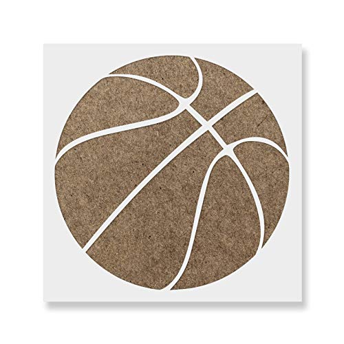 Basketball Stencil - Sports Art Decal
